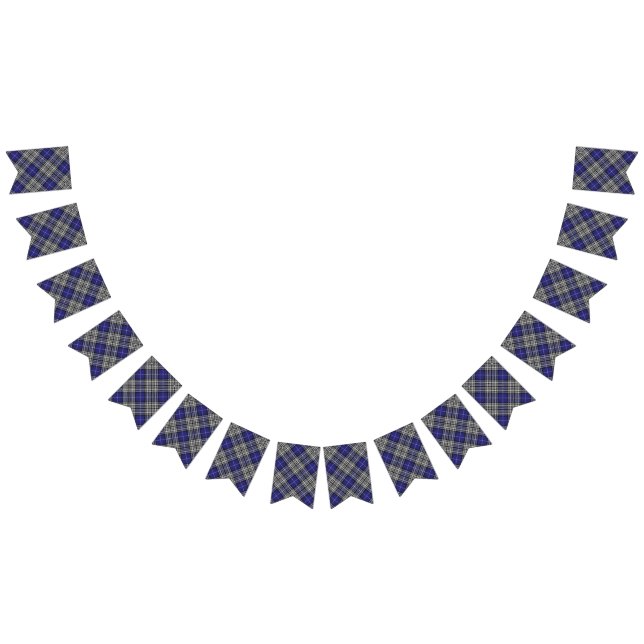 Bannière À Fanions Tartan écossais de Napier de clan (Tout)