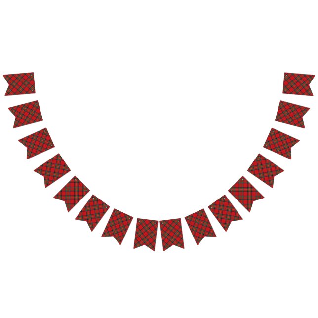 Bannière À Fanions Tartan écossais de Stewart Stuart de clan (Tout)