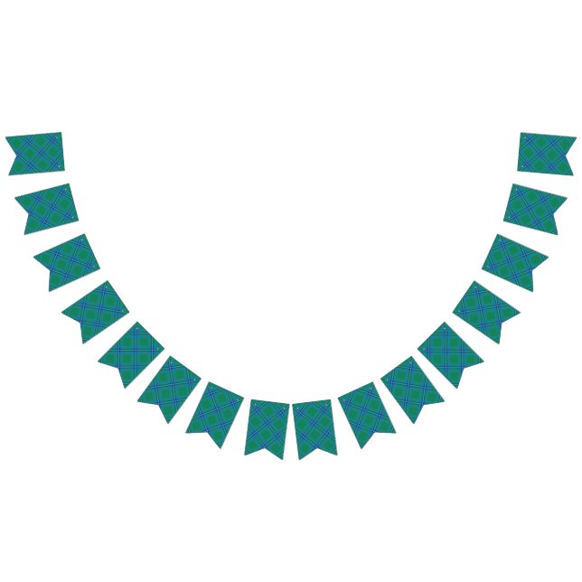 Bannière À Fanions Tartan écossais d'Irvine Irwin de clan (Tout)