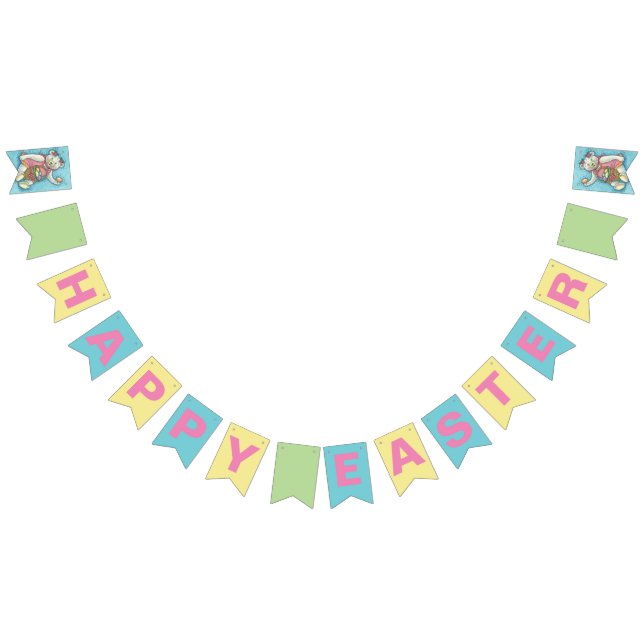 BANNIÈRE À FANIONS TEDDDY BEAR BUNTING BANNER (Tout)