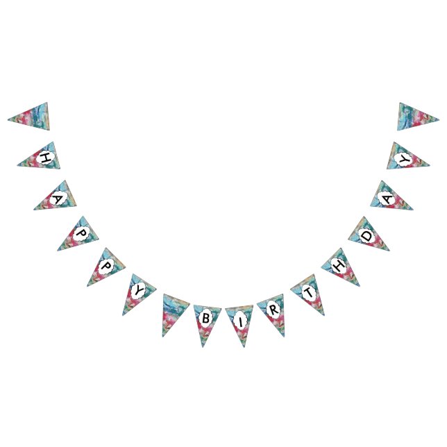 Bannière À Fanions Texture de crayons (Tout)