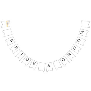 Bannière À Fanions Thème traditionnel écossais et Mariage celte