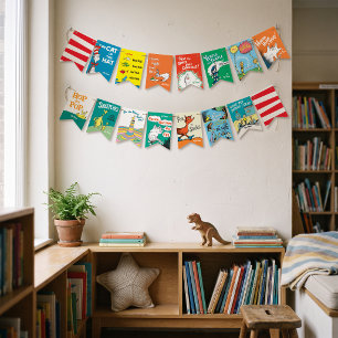 Bannière À Fanions Titres de livres du Dr. Seuss