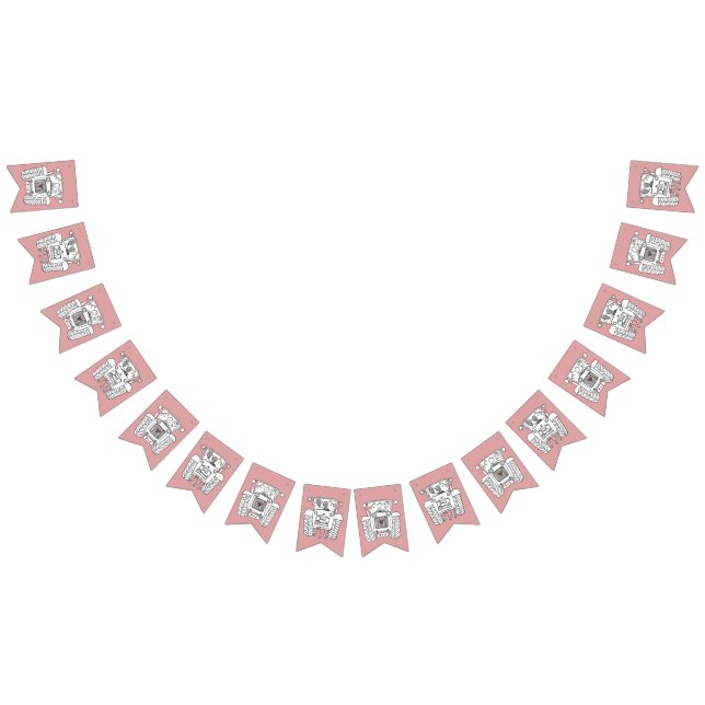 Bannière À Fanions Tracteur personnalisé Pays Barne Mariage rustique (Tout)