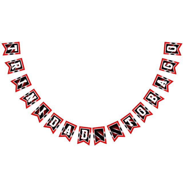 Bannière À Fanions Trinité-et-Tobago (Tout)