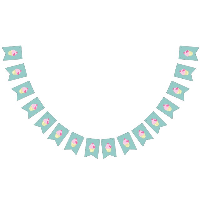 Bannière À Fanions Turquoise illusima (Tout)