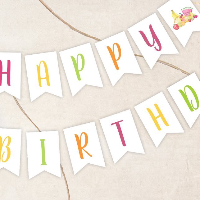 Bannière À Fanions Twotti Fruitti (Créateur téléchargé)