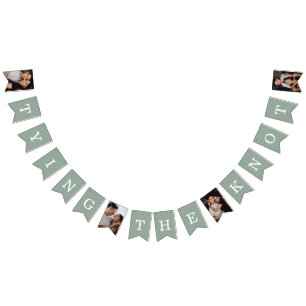 Bannière À Fanions Tying The Knot Photo LGBTQ