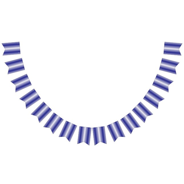 Bannière À Fanions un fond rayé bleu et blanc (Tout)