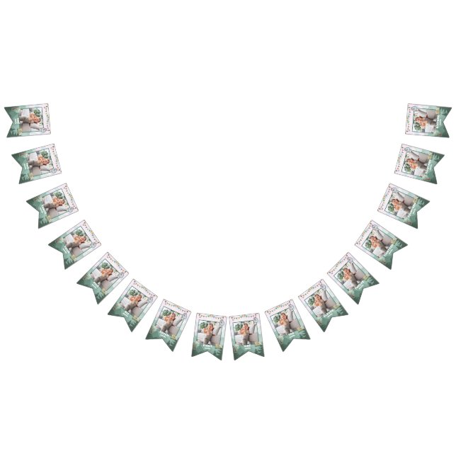 Bannière À Fanions Un Joyeux Camper Anniversaire Photo mensuelle (Tout)