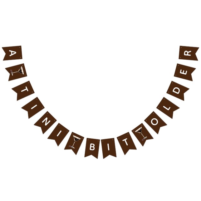 Bannière À Fanions Un Tini Un Peu Plus Ancien, Espresso Martini Anniv (Tout)