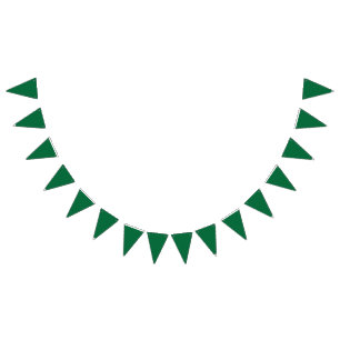 Bannière À Fanions Une feuille verte vif avec des veines distinctes e