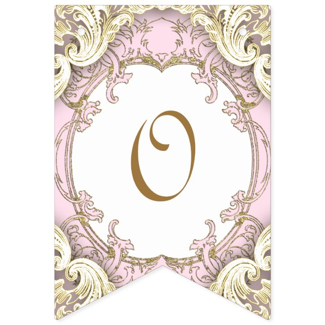 Bannière À Fanions Une Fois Anniversaire (Premier drapeau)