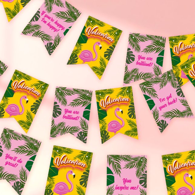 Bannière À Fanions Vacances de validation Pinky (Créateur téléchargé)