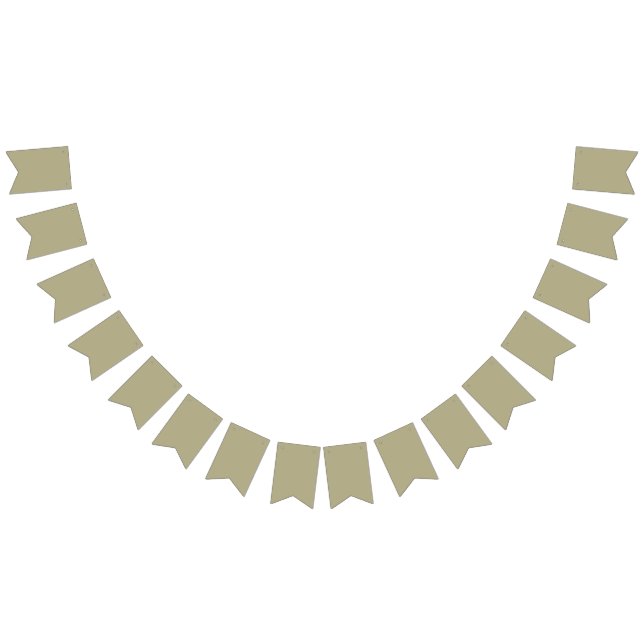 Bannière À Fanions Vert Sauge (Tout)