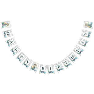 Bannière À Fanions Vibes d'été Aquarelle Chèvre - Anniversaire