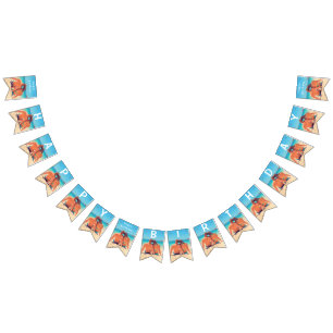 Bannière À Fanions Votre conception Photo personnalisée Anniversaire 