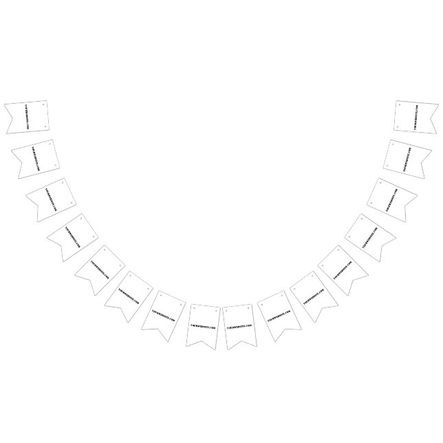 Bannière À Fanions YourWebSite.com (Tout)