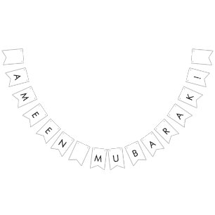 Bannière Ameen Moubarak Pennant Bunting