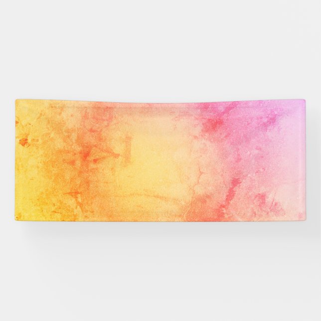 Bannière avec dégradé de coucher de soleil personn (Horizontal)
