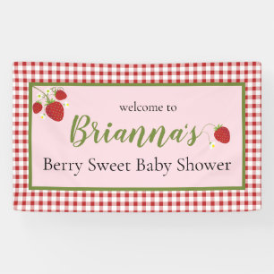 Bannière Baby shower Berry Sweet