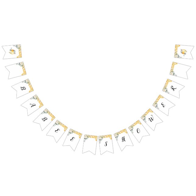 Bannière baby shower d'abeilles (Tout)