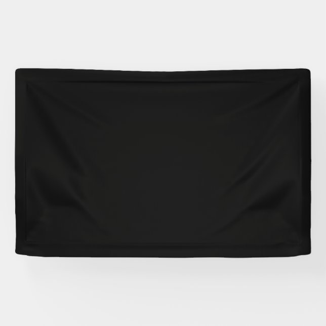 Bannière blanche 2,5 pouces x4' avec Arrière - pla (Horizontal)