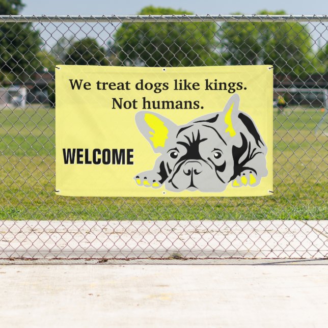 Bannière Bouledogue Français (En situation)