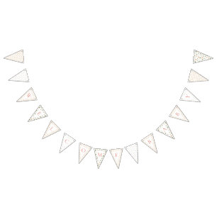 Bannière Bunting - Bienvenue bébé