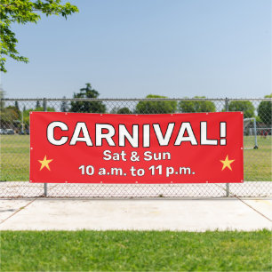 Bannière Carnaval Personnalisée