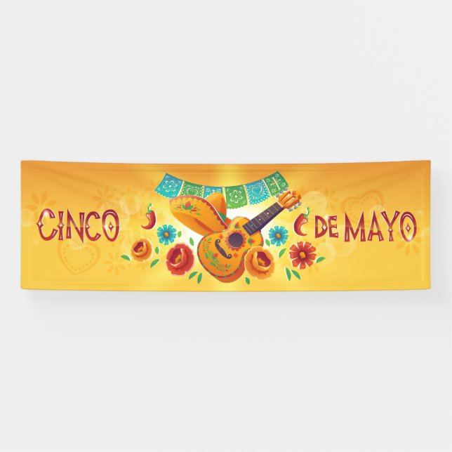 Bannière Cinco De Mayo (Horizontal)