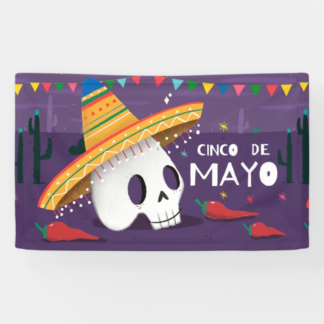 Bannière Cinco De Mayo (Horizontal)