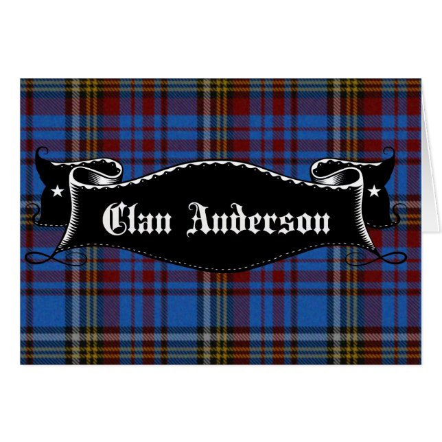 Bannière Clan Anderson (Devant horizontal)