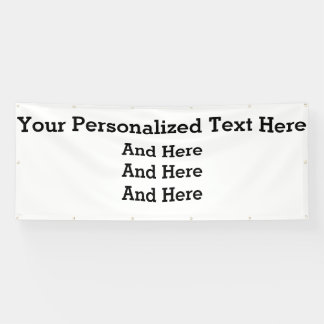 Bannière commerciale personnalisée 1,20x3m