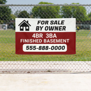 Bannière customisée "À vendre par le propriétaire"
