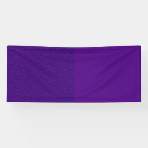 Bannière d'accent gauche à paillettes violettes –