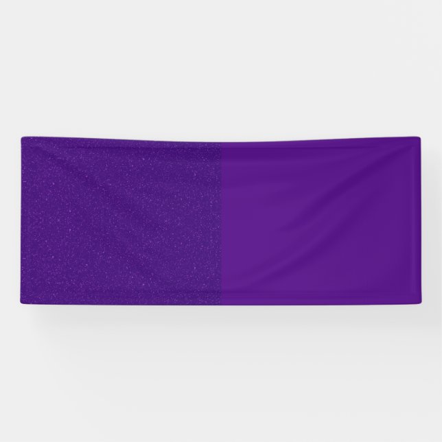 Bannière d'accent gauche à paillettes violettes –  (Horizontal)