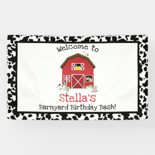 Bannière d'anniversaire de basse-cour !