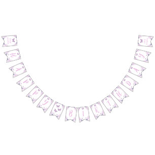 Bannière d'anniversaire de la Parties scintillant 