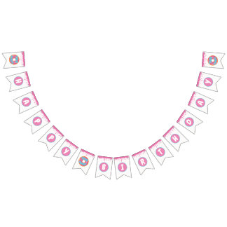 Bannière d'anniversaire deux douces