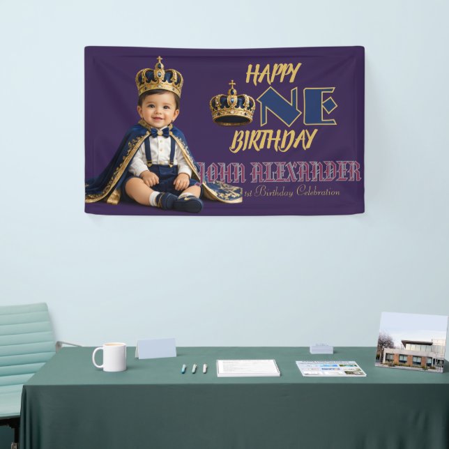 Bannière d'anniversaire Little King (Salon professionnel)