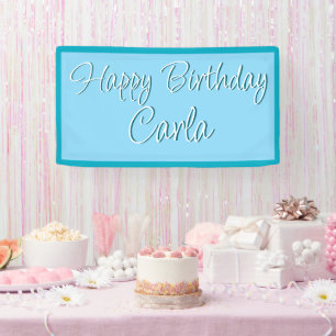 Bannière d'anniversaire - Nom personnalisé