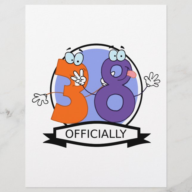 Bannière d'anniversaire officielle 38 (Devant)