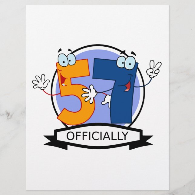 Bannière d'anniversaire officielle 57 (Devant)