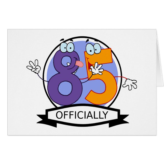 Bannière d'anniversaire officielle 85 (Devant horizontal)