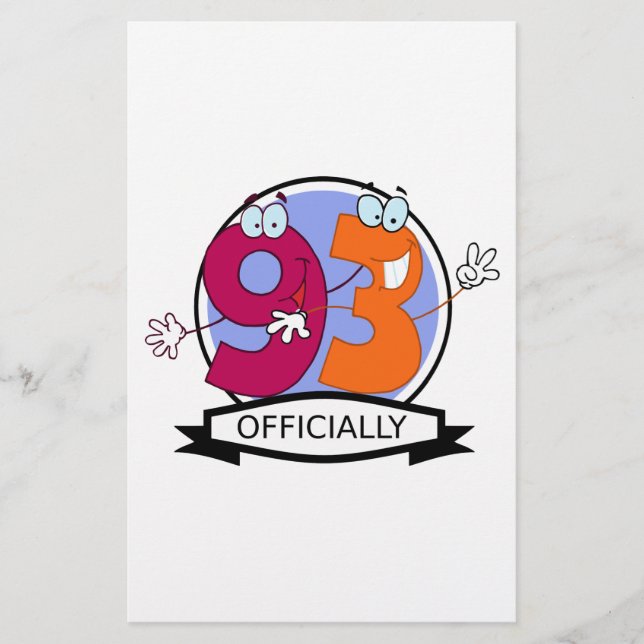 Bannière d'anniversaire officielle 93 (Devant)