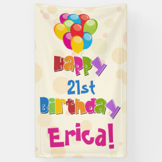 Bannière d'anniversaire personnalisée