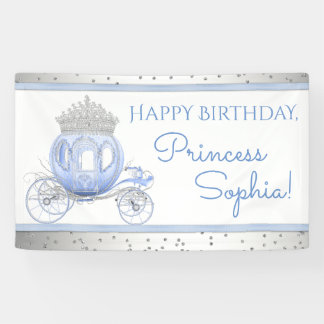 Bannière d'anniversaire pour filles Princesse Cend