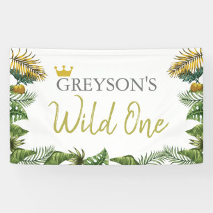 Bannière d'anniversaire Wild One - Décor d'anniv