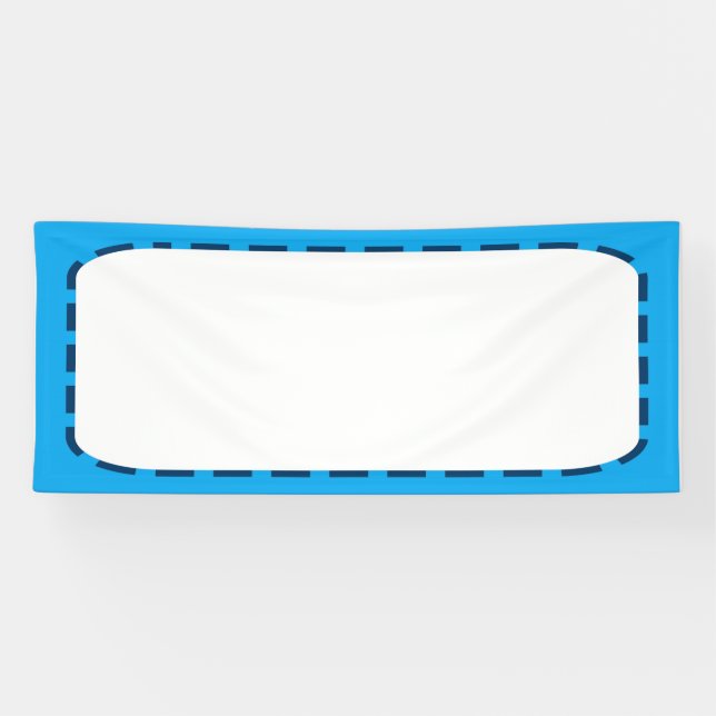 Bannière de 2,5 po x 6 po do-it-yourself Modèle Aj (Horizontal)